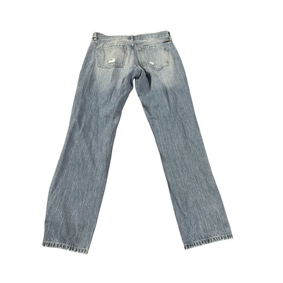 KanCan Lowell Mid Rise Classic Boyfriend Jeans Size 7/27 Distressed Relaxed - Picture 2 of 3